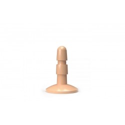 Hung System Suction Cup Plug Flesh