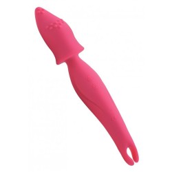 Dual Diva 2 in 1 Silicone Massager- Pink
