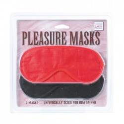 Pleasure Masks 2 Pcs Red/Black
