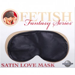 Ff Satin Love Mask - Black
