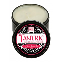 Tantric Candle W Pher. White Lavend