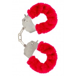 Furry Fun Cuffs Red Plush