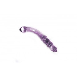 Glass Dildo Purple Curve