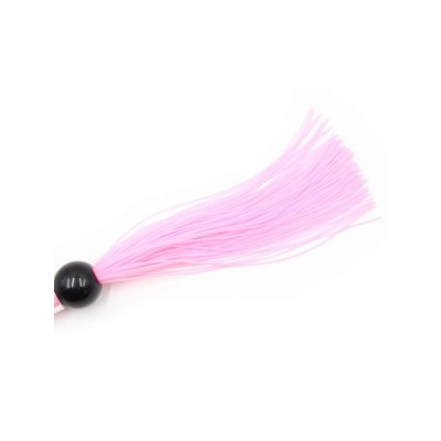 Silicone Flogger Whip 28cm pink/black