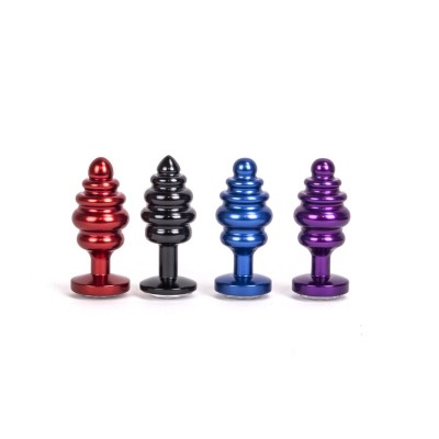 Aluminum Alloy Anal Plug 1- Purple