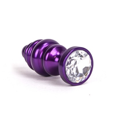 Aluminum Alloy Anal Plug 1- Purple