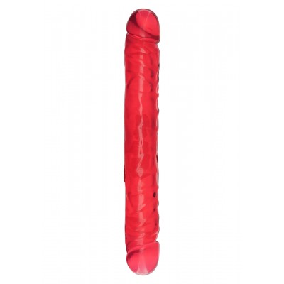 Jellies Jr Double Dong Pink 12 Inch