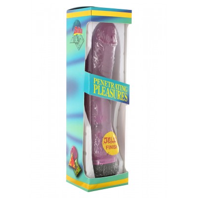 Realistic Jelly Vibrator Lavender