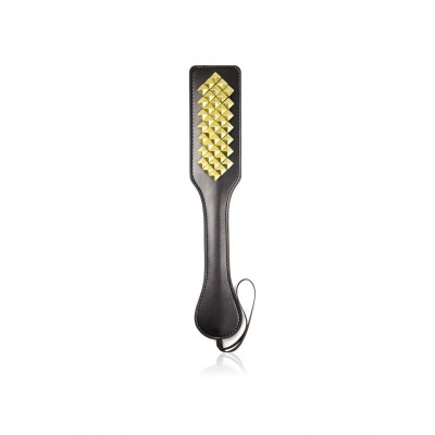 Paddle with studs 32cm black/gold