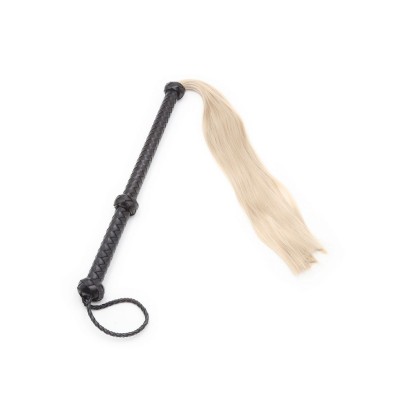 Pony hair flogger 92cm - black