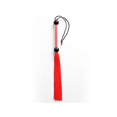 Silicone flogger 38cm red/black