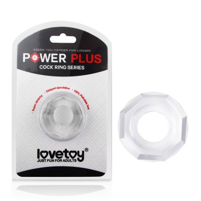 POWER PLUS Cockring 4 Clear
