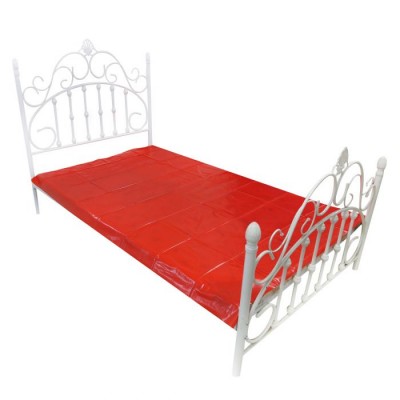PVC Bed Sheet Cover - Red